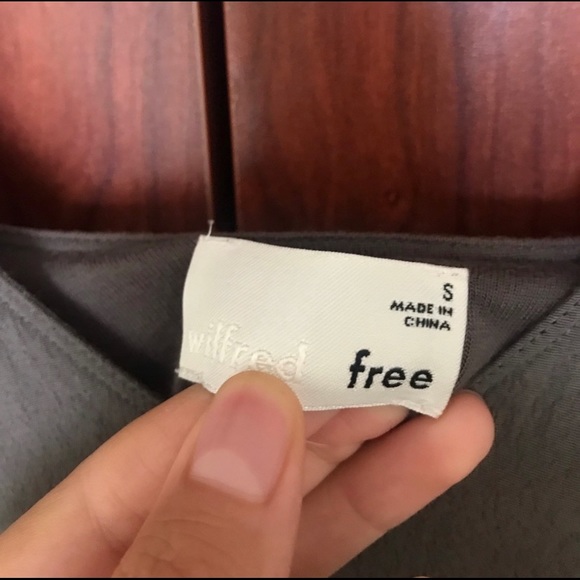 Aritzia Wilfred Free Olive Green Cami Slip Dress - Picture 5 of 5